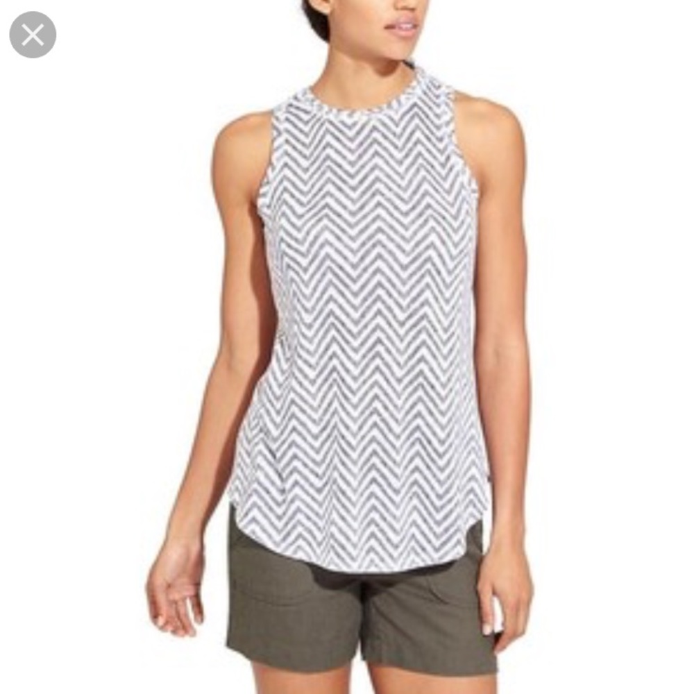 Athleta mini chevron Breezy tank L